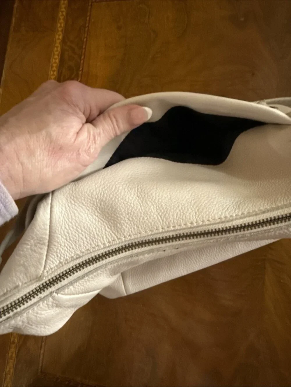 The Sak Collective Keira Sand Leather Hobo Shoulder Purse